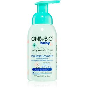 OnlyBio Baby Hypoallergenic tisztító testhab gyermekeknek születéstől kezdődően 300 ml