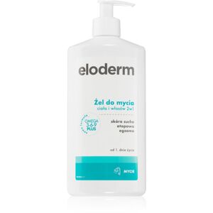 Eloderm Body & Hair Shower Gel tisztító gél testre és hajra gyermekeknek születéstől kezdődően 400 db
