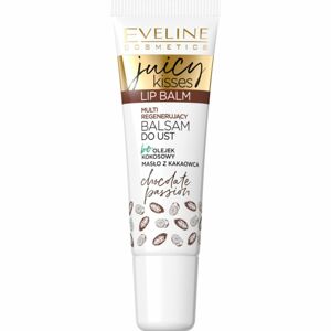 Eveline Cosmetics Juicy Kisses Chocolate tápláló ajak balzsam kakaóvajjal 12 ml