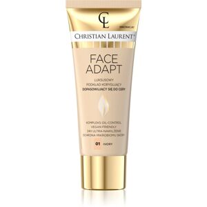 Christian Laurent Face Adapt hidratáló make-up kisimító hatással árnyalat 01 Ivory 30 ml