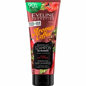 Eveline Cosmetics Food for Hair Aroma Coffee energetizáló sampon gyenge, vékonyodó és töredezett hajra 250 ml