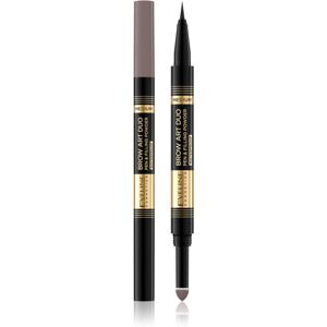 Eveline Cosmetics Brow Art Duo Kétoldalú szemöldök ceruza árnyalat Medium 8 g