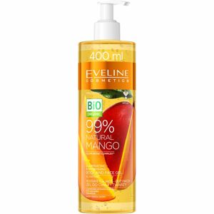 Eveline Cosmetics Bio Organic Natural Mango regeneráló és hidratáló gél minden bőrtípusra 400 ml