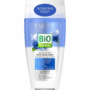 Eveline Cosmetics Bio Organic 3 in 1 kétkomponensű sminklemosó szemre 150 ml