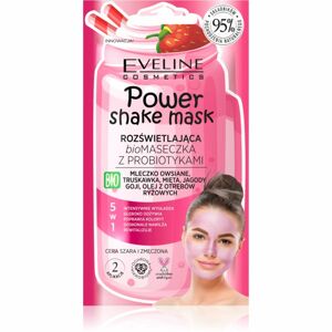 Eveline Cosmetics Power Shake hidratáló és világosító maszk probiotikumokkal 10 ml