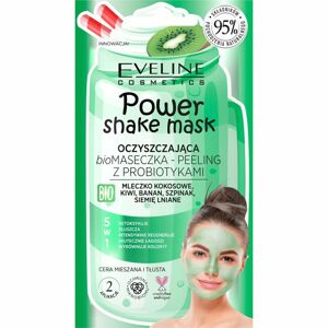 Eveline Cosmetics Power Shake tisztító maszk és peeling probiotikumokkal 10 ml