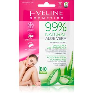 Eveline Cosmetics 99% Natural Aloe Vera nyugtató gél szőrtelenítés után 2x5 ml