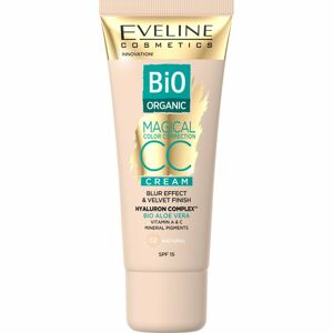 Eveline Cosmetics Magical Colour mattító CC krém a bőr hibáira SPF 15 árnyalat 02 Natural 30 ml