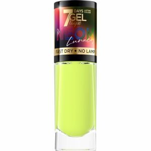 Eveline Cosmetics 7 Days Gel Laque Neon Lunacy neon körömlakk árnyalat 80 8 ml