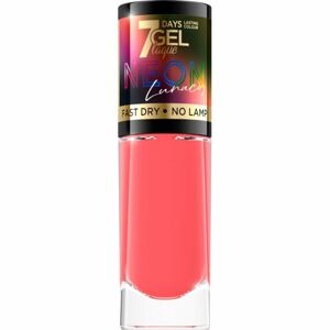Eveline Cosmetics 7 Days Gel Laque Neon Lunacy neon körömlakk árnyalat 81 8 ml