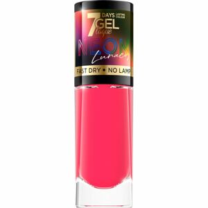 Eveline Cosmetics 7 Days Gel Laque Neon Lunacy neon körömlakk árnyalat 82 8 ml