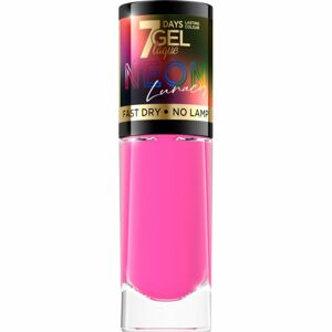 Eveline Cosmetics 7 Days Gel Laque Neon Lunacy neon körömlakk árnyalat 83 8 ml