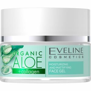 Eveline Cosmetics Organic Aloe+Collagen mattító arcgél 50 ml