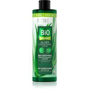 Eveline Cosmetics Bio Organic Natural Aloe Vera kondícionáló a száraz, sérült hajra 400 ml