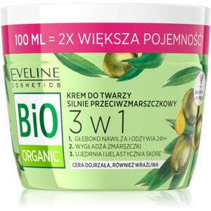 Eveline Cosmetics Bio Organic 3 in 1 kisimító krém a ráncok ellen 100 ml