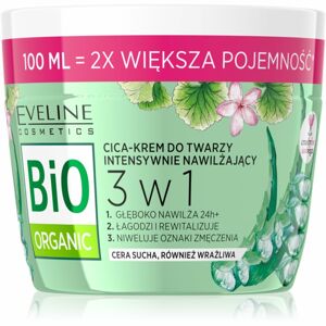 Eveline Cosmetics Bio Organic 3 in 1 intenzív hidratáló krém aleo verával 100 ml