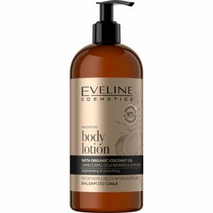 Eveline Cosmetics Organic Gold regeneráló testbalzsam kókuszolajjal 500 ml