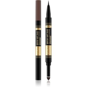 Eveline Cosmetics Brow Art Duo Kétoldalú szemöldök ceruza árnyalat Dark 8 g