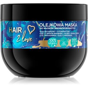 Eveline Cosmetics I'm Bio Hair 2 Love tápláló és hidratáló hajmaszk 300 ml