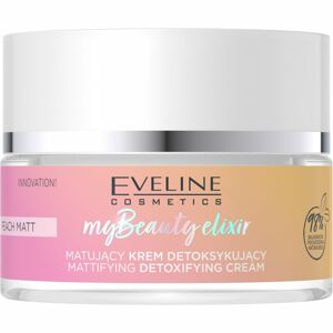Eveline Cosmetics My Beauty Elixir Peach Matt méregtelenítő krém matt hatással 50 ml