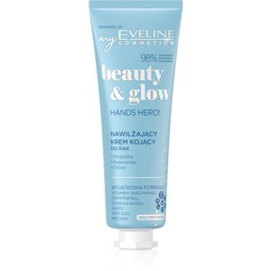 Eveline Cosmetics Beauty & Glow Hands Hero! hidratáló kézkrém nyugtató hatással 50 ml