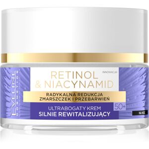 Eveline Cosmetics Retinol & Niacynamid revitalizáló éjszakai krém 50+ 50 ml