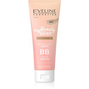 Eveline Cosmetics My Beauty Elixir Peach Cover hidratáló BB krém árnyalat 02 Dark 30 ml