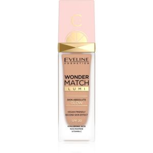 Eveline Cosmetics Wonder Match Lumi hidratáló make-up kisimító hatással SPF 20 árnyalat 25 Sand Beige 30 ml