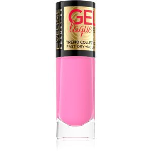 Eveline Cosmetics 7 Days Gel Laque Nail Enamel géles körömlakk UV/LED lámpa használata nélkül árnyalat 204 8 ml