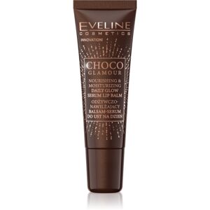 Eveline Cosmetics Choco Glamour tápláló és hidratáló ajakbalzsam 12 ml