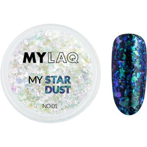 MYLAQ My Star Dust csillámok körmökre árnyalat 01 0,2 g