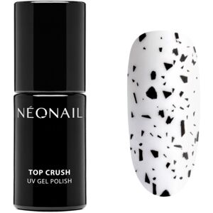 NeoNail Top Crush fedőlakk UV/LED-es lámpákhoz árnyalat Black Gloss 7,2 ml