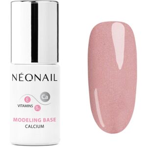 NEONAIL Modeling Base Calcium bázis lakk zselés műkörömhöz kalciummal árnyalat Pink Quartz 7,2 ml