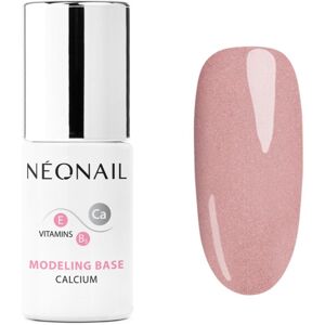 NEONAIL Modeling Base Calcium bázis lakk zselés műkörömhöz kalciummal árnyalat Bubbly Pink 7,2 ml