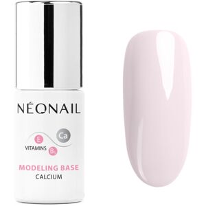 NeoNail Modeling Base Calcium bázis lakk zselés műkörömhöz kalciummal árnyalat Basic Pink 7,2 ml