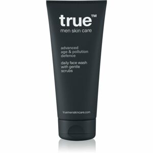 true men skin care Daily face wash with gentle scrubs hámlasztó tisztító gél uraknak 200 ml
