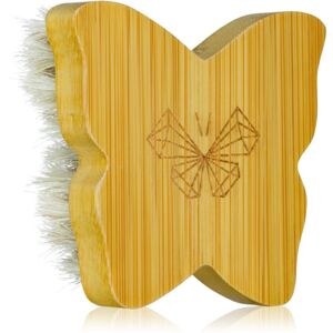 Crystallove Bamboo Butterfly Agave Face Brush Travel Size masszázs kefe az arcra és dekoltázsra 1 db