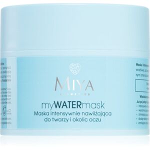 MIYA Cosmetics myWATERmask intenzív hidratáló maszk az arcra és a szem környékére 50 ml