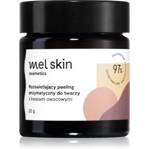 Mel Skin Brightening enzimatikus peeling az élénk és kisimított arcbőrért 20 g