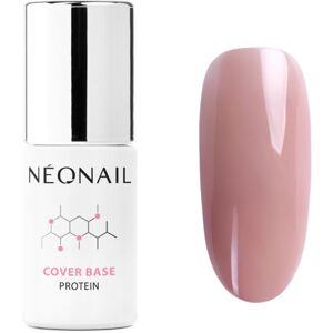 NEONAIL Cover Base Protein alap- és fedőlakk a zselés műkörömhöz árnyalat Pure Nude 7,2 ml