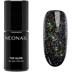 NeoNail Top Glow fedőlakk UV/LED-es lámpákhoz árnyalat Multicolor Holo 7,2 ml