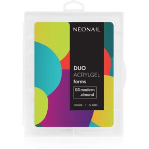 NEONAIL Duo Acrylgel Forms sablonok körmökre típus 03 Modern Almond 120 db