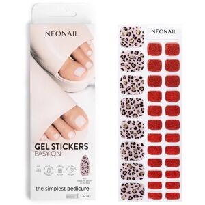 NEONAIL Easy On Gel Stickers körömmatrica lábakra árnyalat P01 32 db