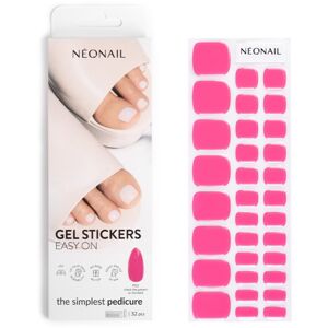 NEONAIL Easy On Gel Stickers körömmatrica lábakra árnyalat P02 32 db