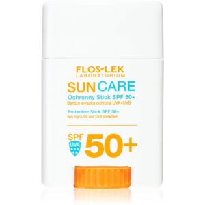 FlosLek Laboratorium Sun Care napozó krém stift az arcra és az érzékeny részekre SPF 50+ 16 g