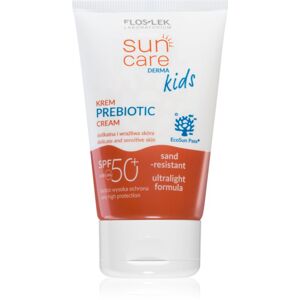 FlosLek Laboratorium Sun Care Derma Kids védőkrém gyermekeknek probiotikumokkal SPF 50+ 50 ml