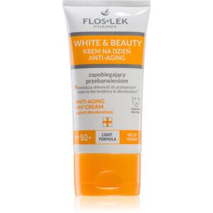 FlosLek Pharma White & Beauty nappali krém a pigmentfoltok ellen SPF 50+ 30 ml