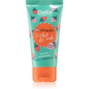 Delia Cosmetics Dairy Fun ápoló kézkrém Wild Strawberry 50 ml