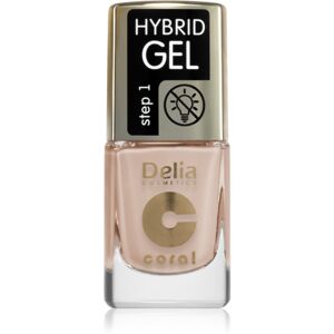 Delia Cosmetics Coral Hybrid Gel géles körömlakk UV/LED lámpa használata nélkül árnyalat 112 11 ml