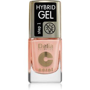 Delia Cosmetics Coral Hybrid Gel géles körömlakk UV/LED lámpa használata nélkül árnyalat 113 11 ml